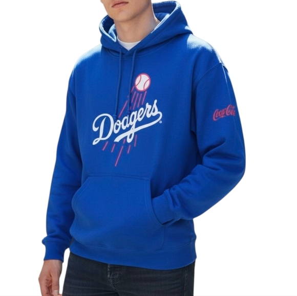 Other - LA Dodgers Coca-Cola Blue Pullover Hoodie Sweatshirt Men's XL